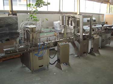 Shampoo Filling Line, Hand Sanitizer bottle filling machine Manufacturers & Exporters from India